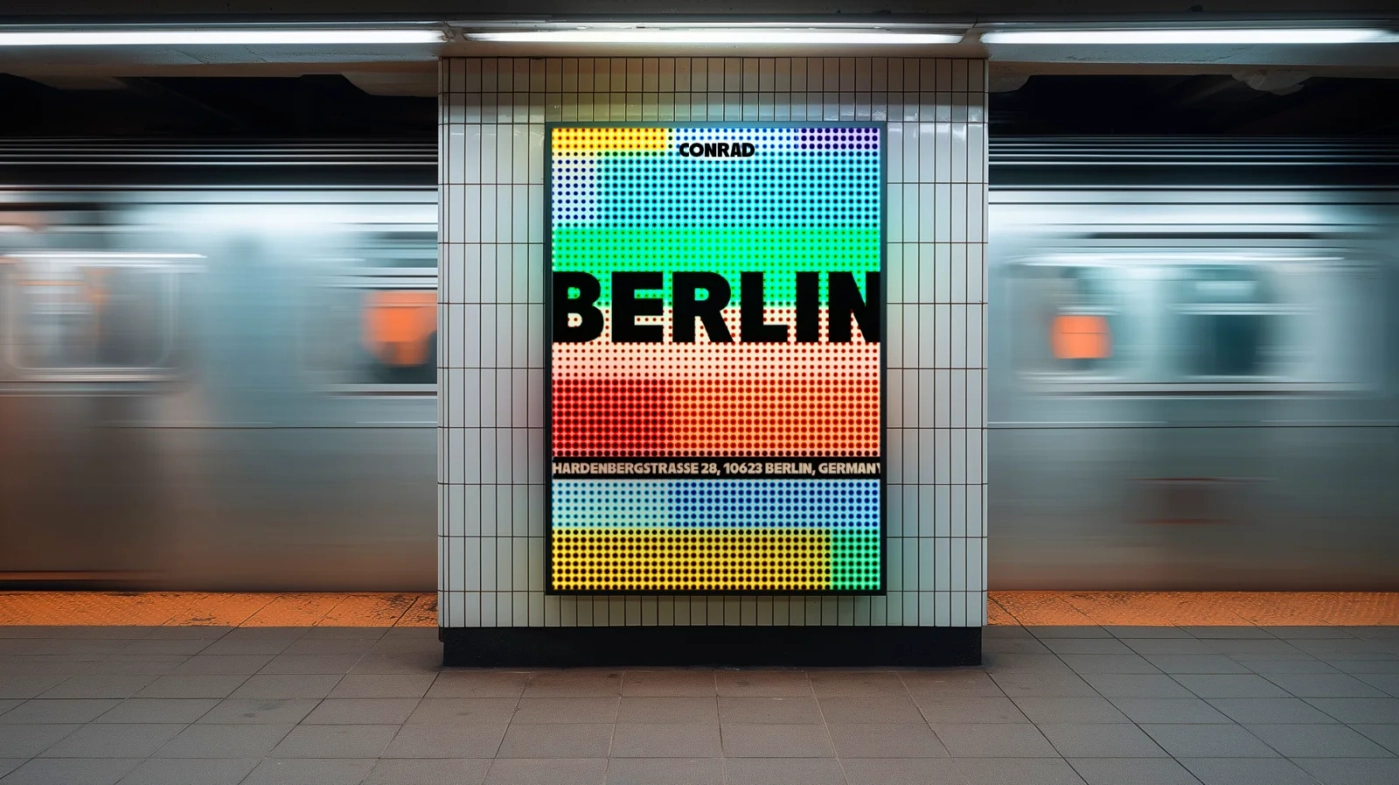 Berlin subway poster