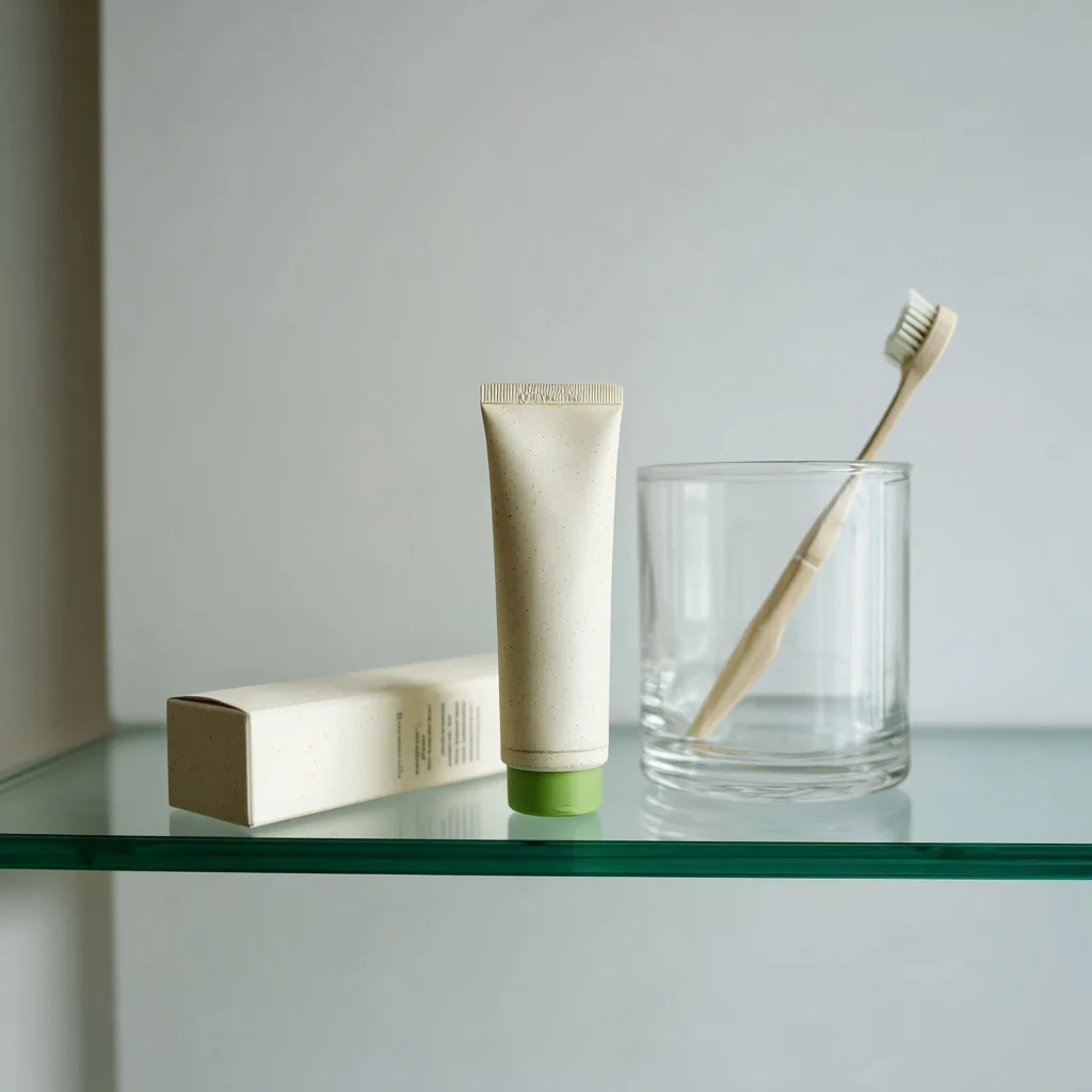 Toothbrush and toothpaste