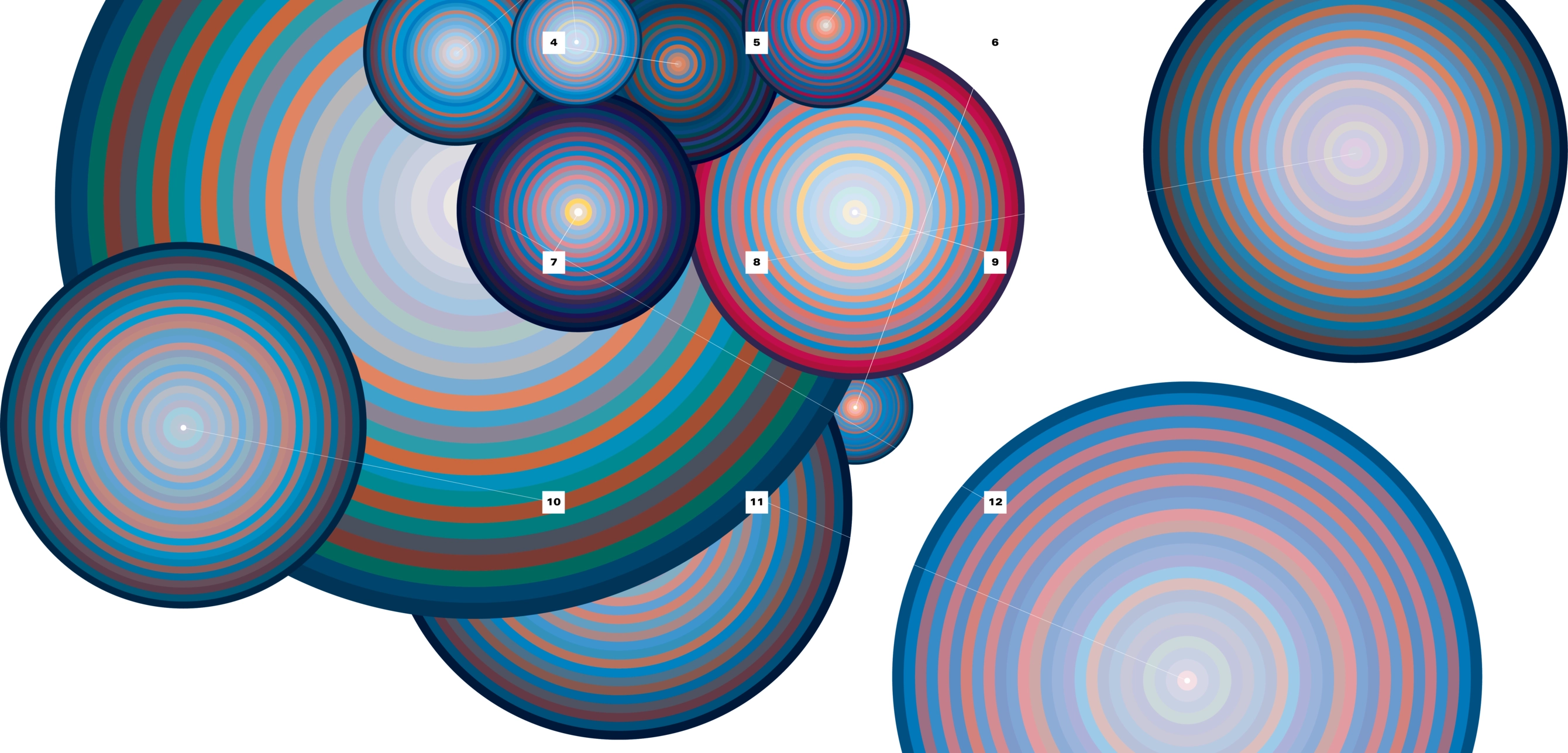 Liminal — numbered concentric circles
