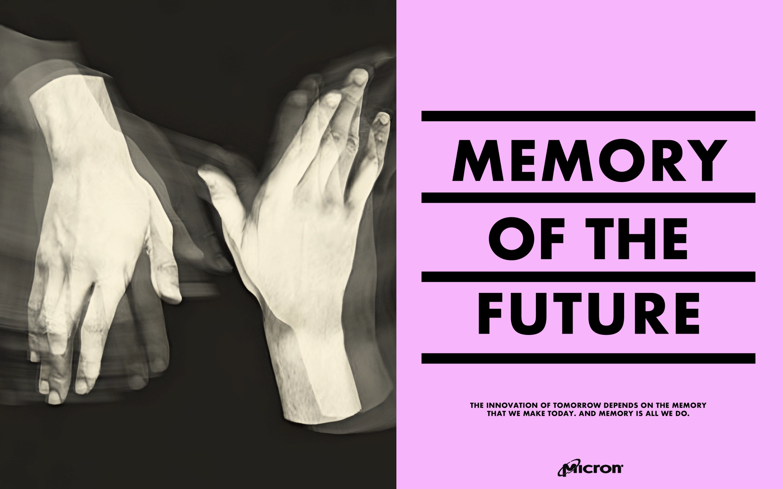Micron “Memory of the future” magazine spread