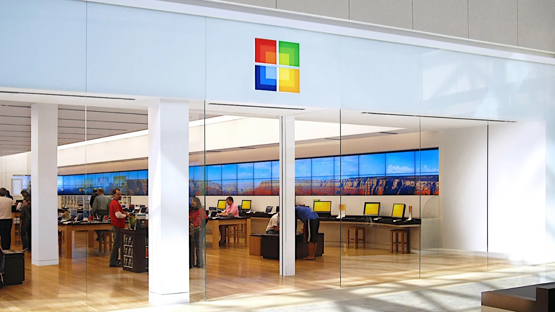 Microsoft Store front
