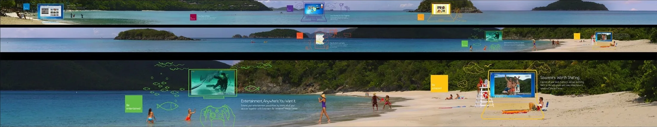 Travel screen animation