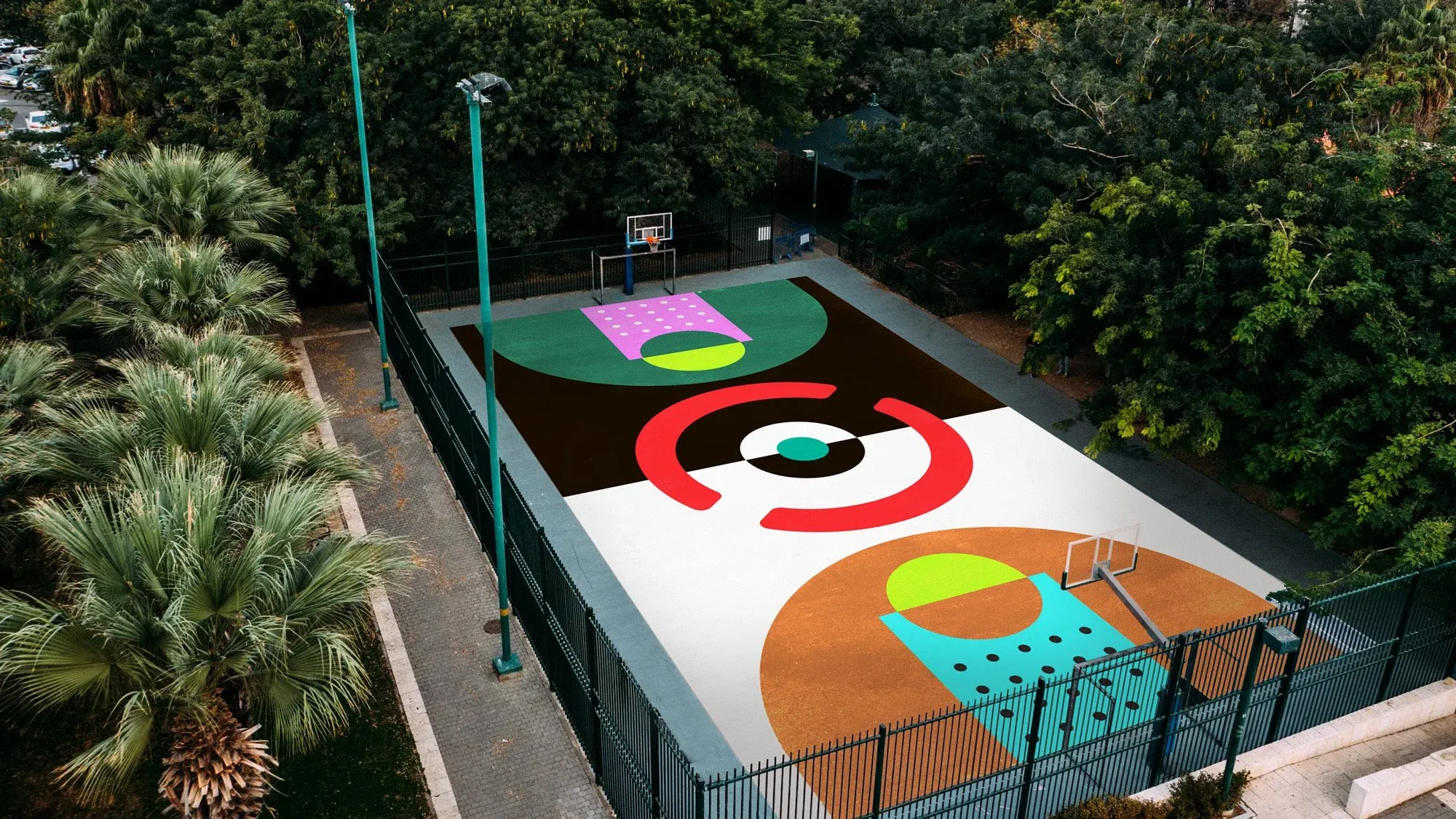 Njoy basketball court