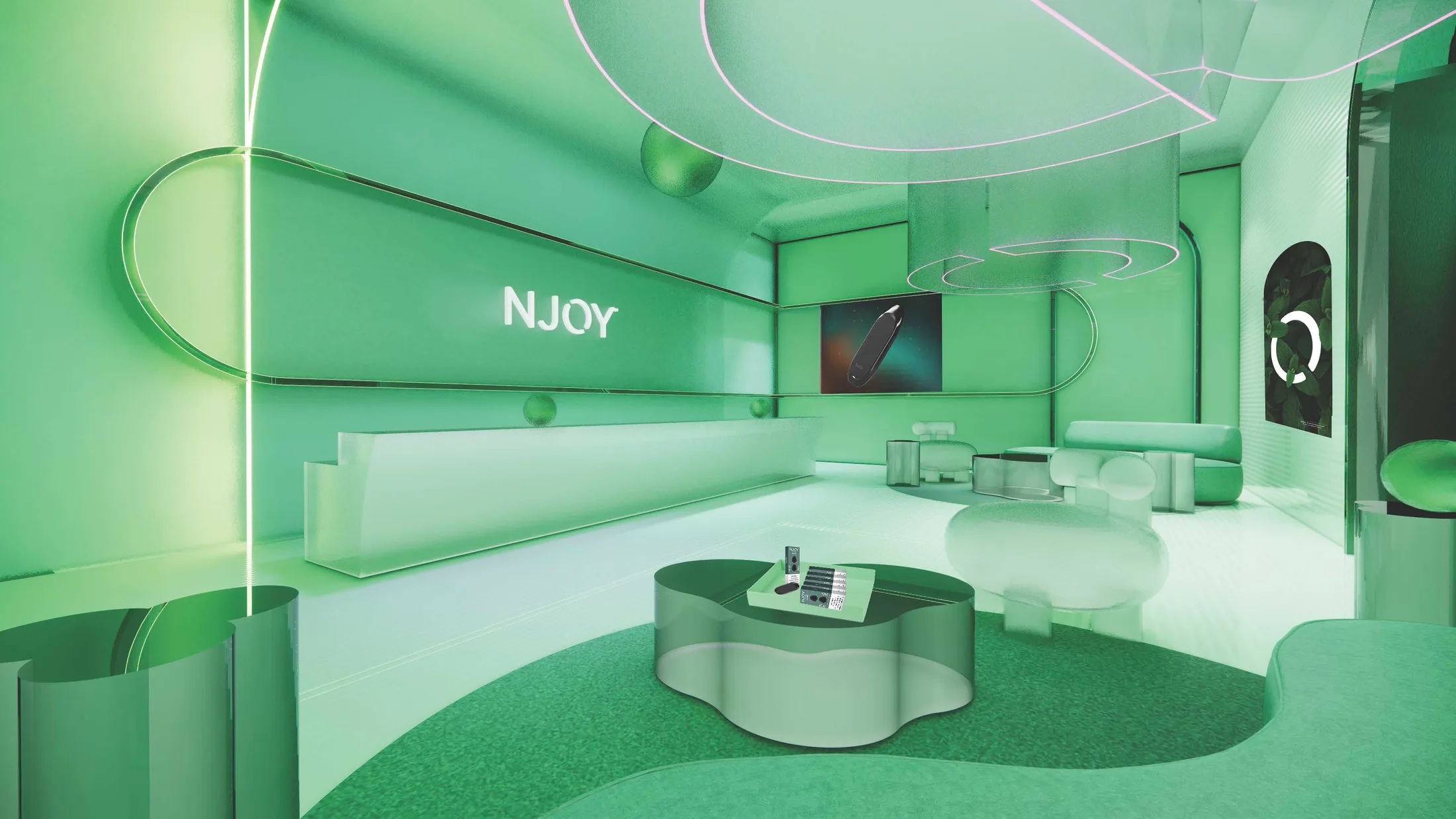 Njoy green retail space