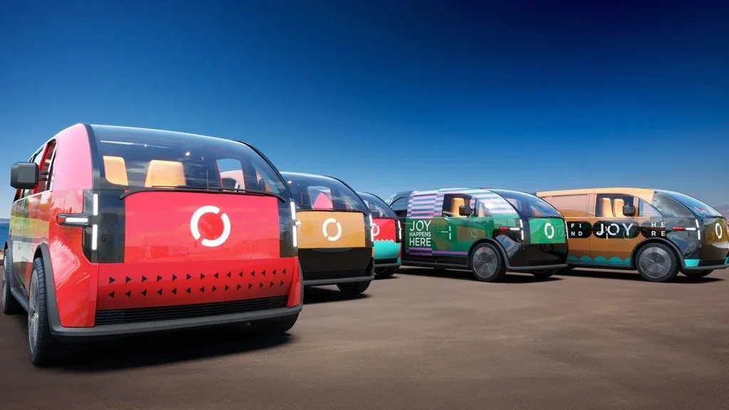 Njoy vans parked