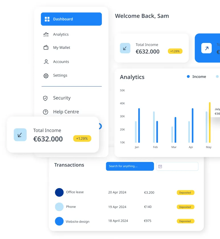 Pingpong dashboard — welcome back